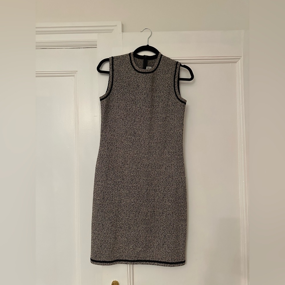 St. John Black Sheath Mini Dress size 4